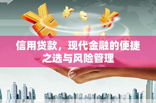 广东信用贷款，现代金融的便捷之选与风险管理