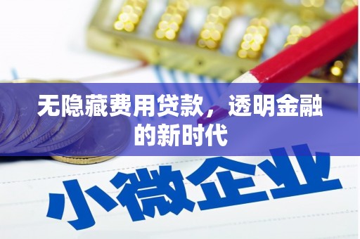 复兴无隐藏费用贷款，透明金融的新时代