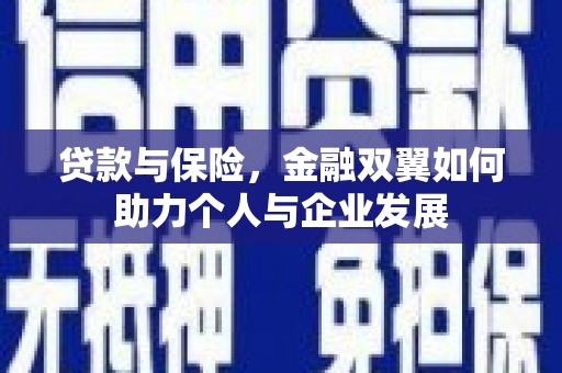 汇川贷款与保险，金融双翼如何助力个人与企业发展