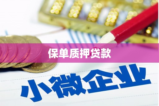 树林保单质押贷款