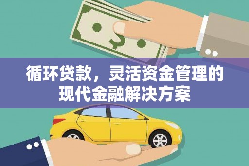 红星循环贷款，灵活资金管理的现代金融解决方案