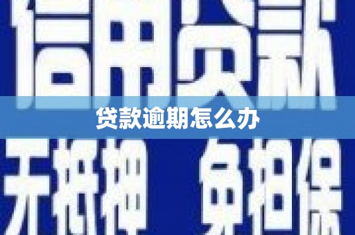 汉中贷款逾期怎么办