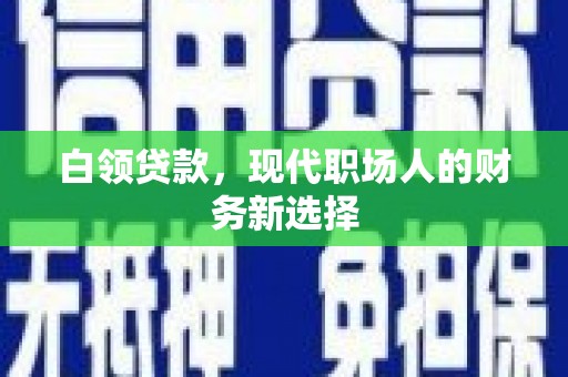 山海关白领贷款，现代职场人的财务新选择