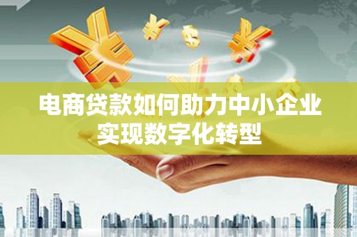 天宁电商贷款如何助力中小企业实现数字化转型