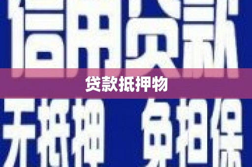 丹凤贷款抵押物