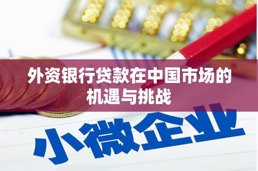 正宁外资银行贷款在中国市场的机遇与挑战