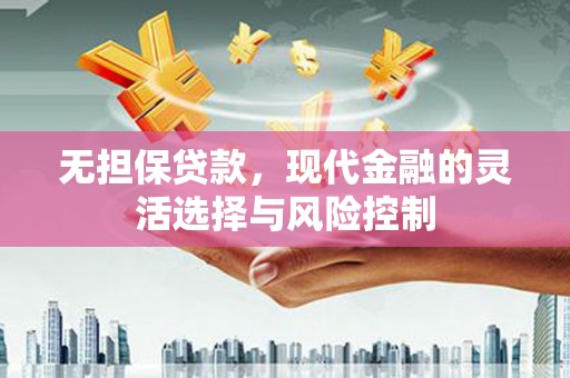 崆峒无担保贷款，现代金融的灵活选择与风险控制