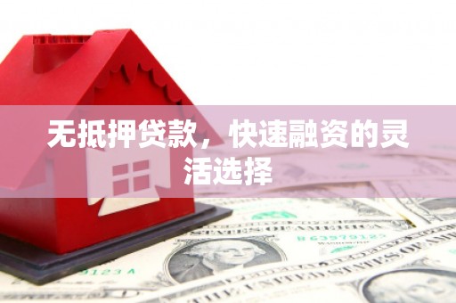 德令哈无抵押贷款，快速融资的灵活选择