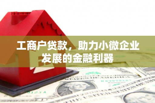 滑县工商户贷款，助力小微企业发展的金融利器