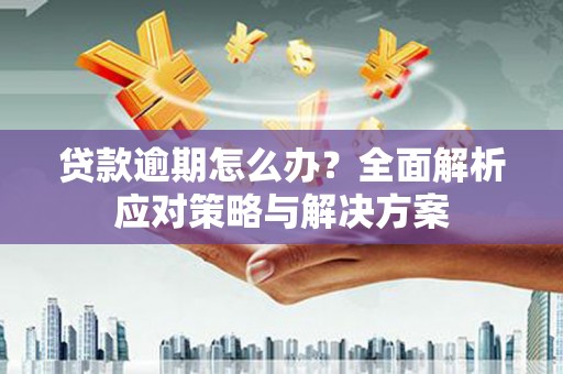 乐清贷款逾期怎么办？全面解析应对策略与解决方案