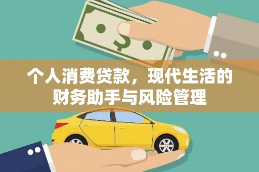 庐江个人消费贷款，现代生活的财务助手与风险管理
