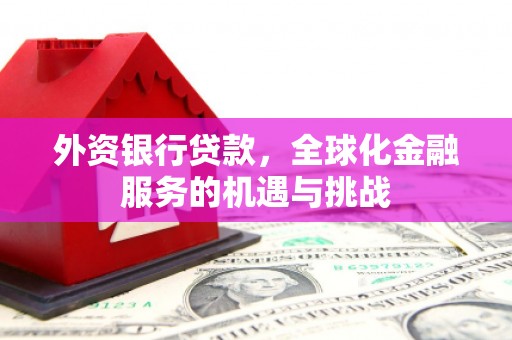 汐止外资银行贷款，全球化金融服务的机遇与挑战