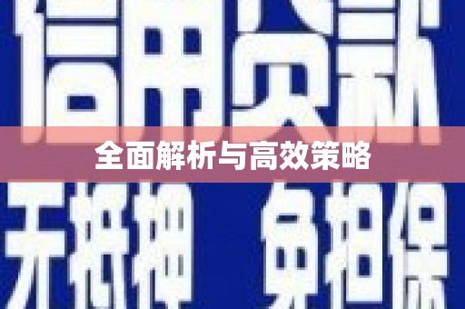 中埔全面解析与高效策略
